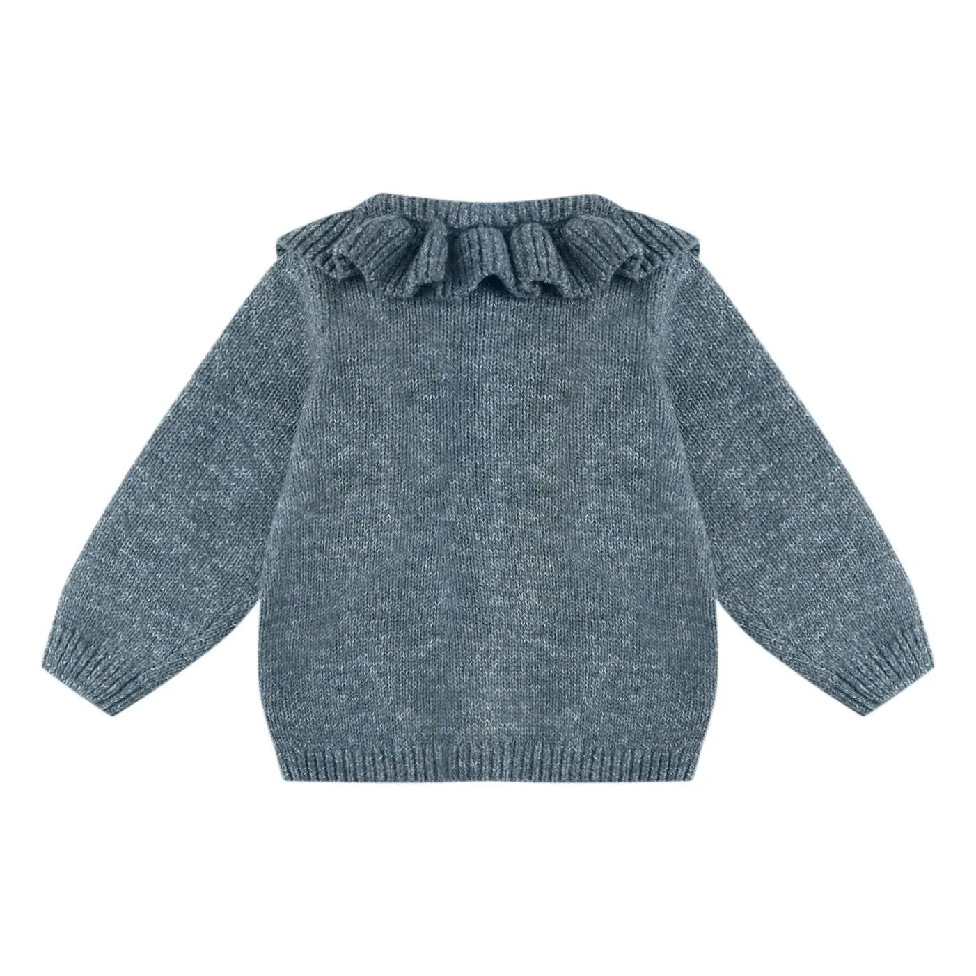 Quincy Mae - Organic Knit Cardigan | Gray Blue