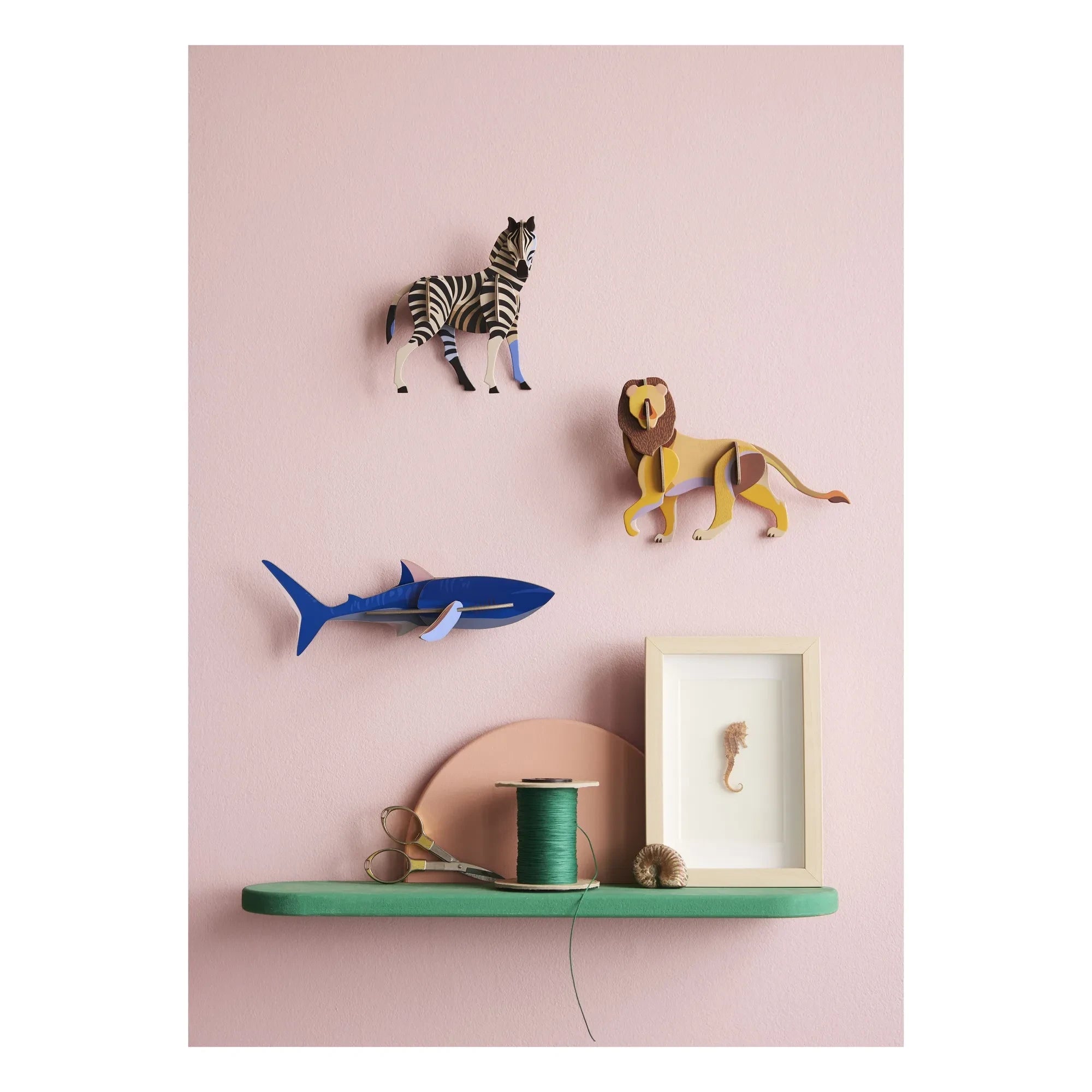 Studio Roof - Shark Wall Decor | Navy Blue