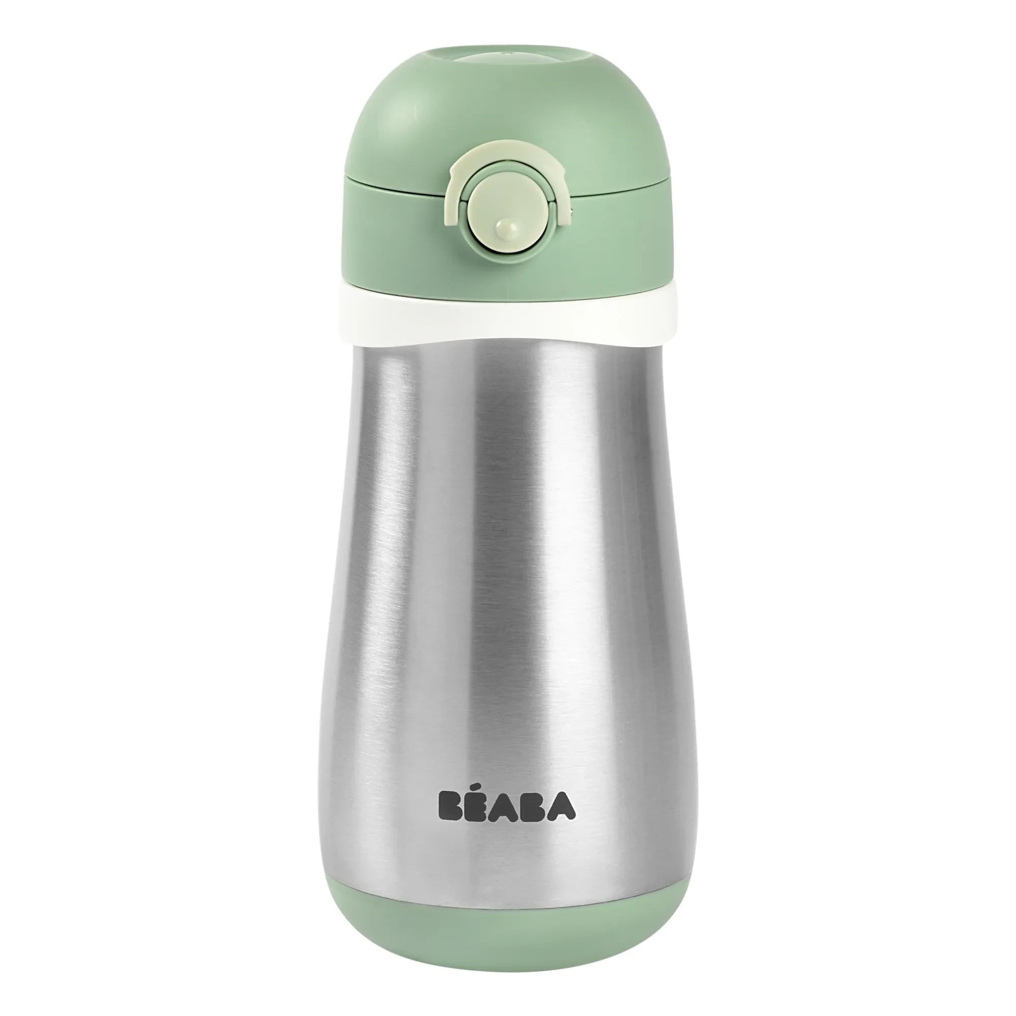 Béaba - Stainless Steel Water Bottle - 350 ml | Sage