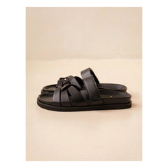 Bobbies - Atlas Leather Sandals | Black