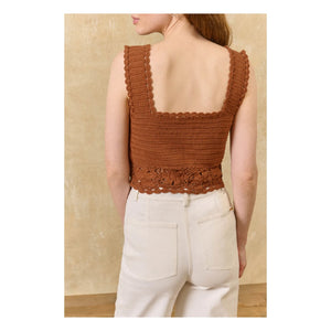 Louise Misha - Alda Cotton Top | Caramel