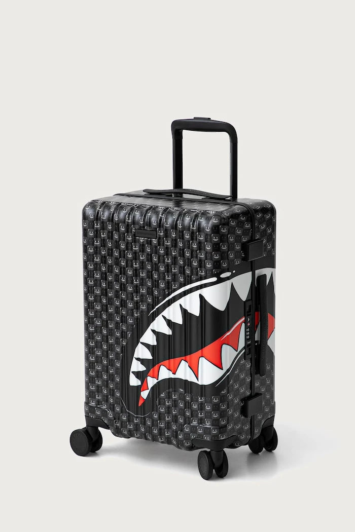 Sprayground - Sharks in Paris Black Hard-Shell Suitcase 910CL328NSZ