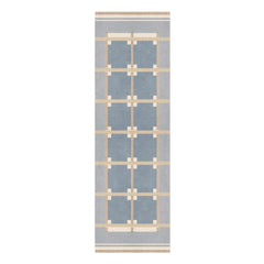 Layered - Röllakan Ruth Wool Corridor Rug | Blue
