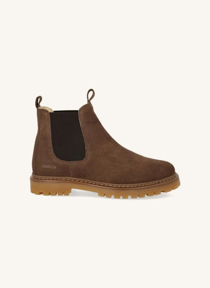 Angulus - Chelsea Tracksole Boots | Mocha