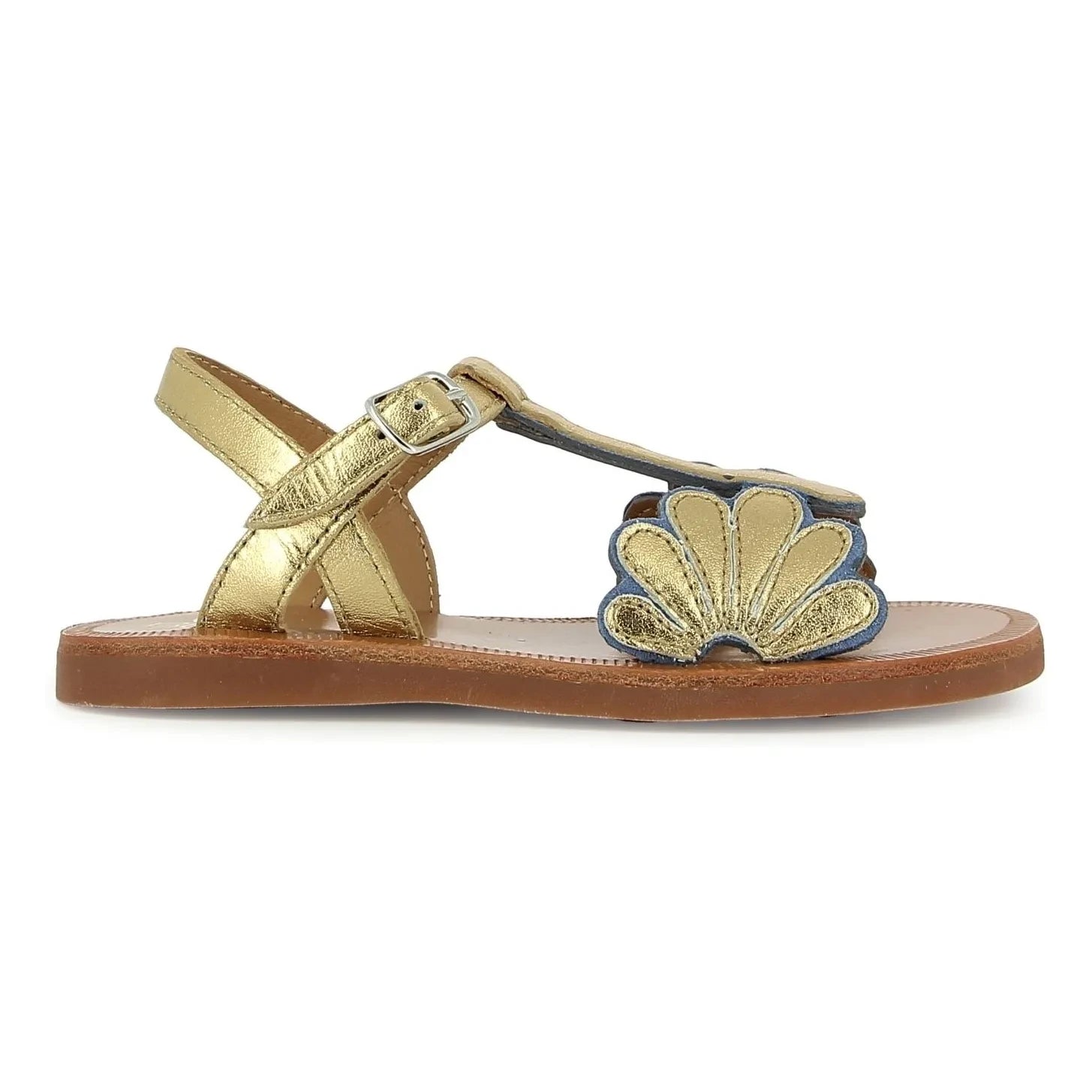 Pom d'Api - Plagette Bloom Sandals | Gold