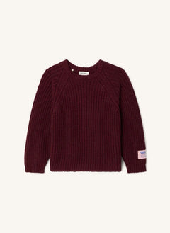 American Vintage - Cyrow Wool Knit Sweater | Burgundy