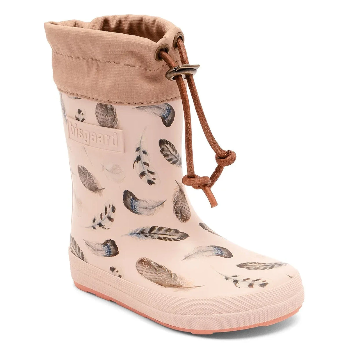 bisgaard - Barefoot Feather Rain Boots | Pale Pink