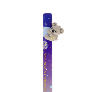 Legami - Retractable Ballpoint Pen Koala 'Sleeping la Vida Loca' - Free Hugs