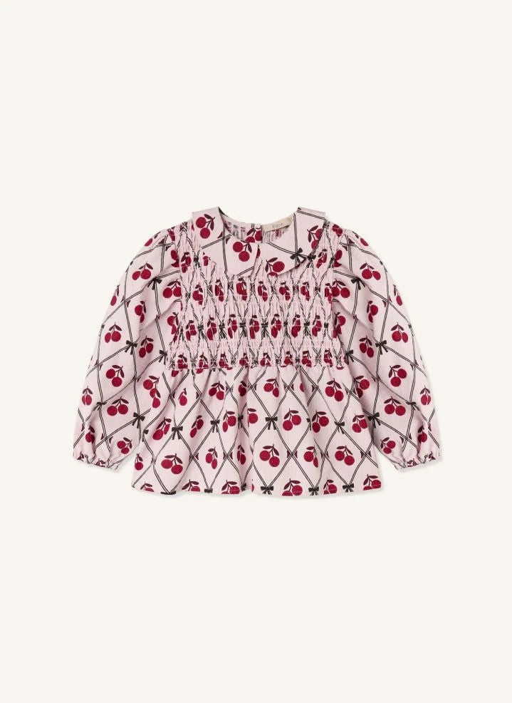 Fliink - Winter Cherries Gipeli Blouse | Pink