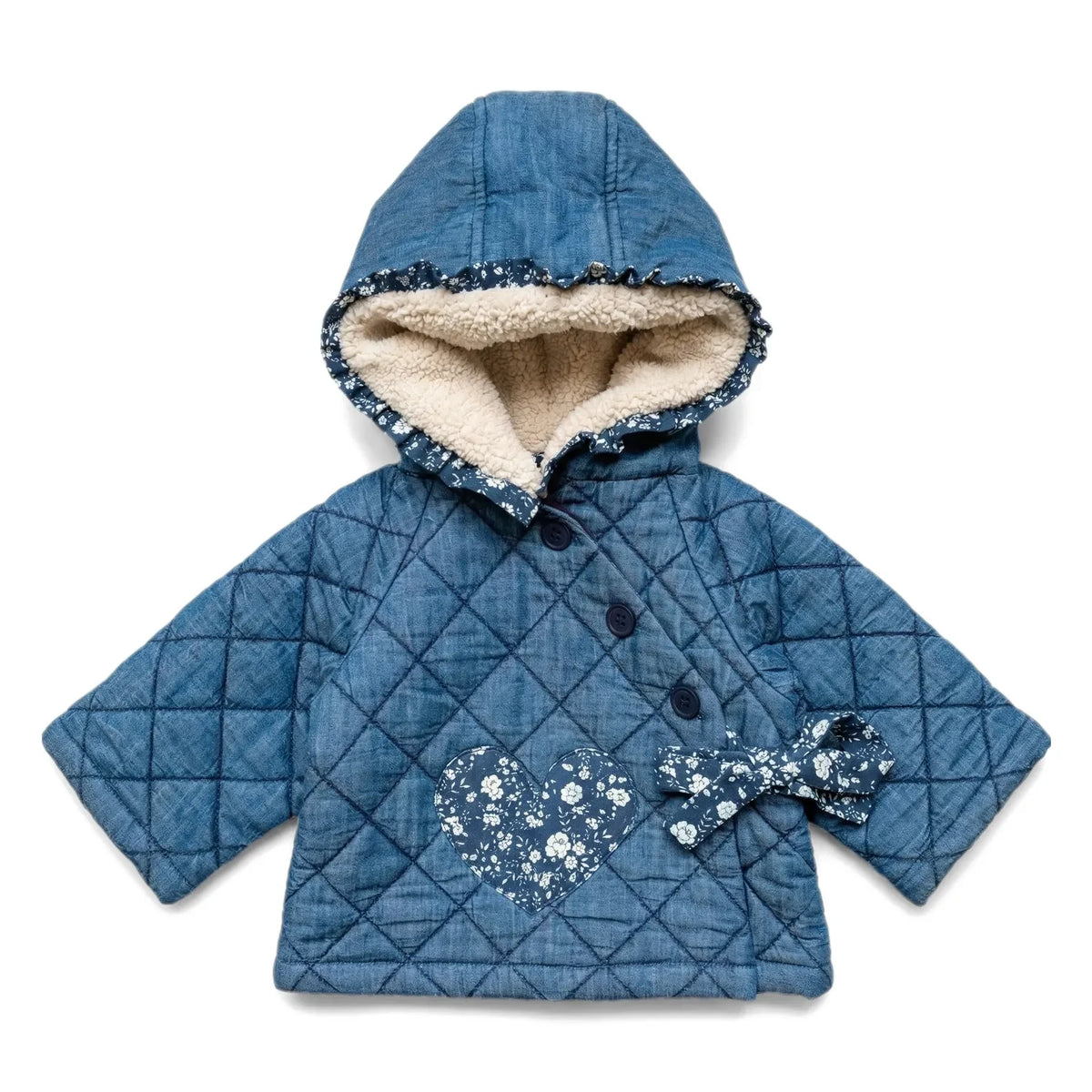 Louis Louise - Cardi Denim Coat | Light Blue