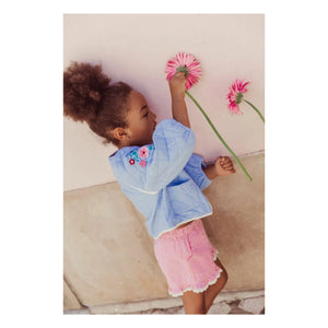 Louise Misha - Joulia Organic Cotton Jacket | Light Blue
