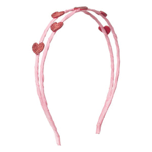 Rockahula Kids - Double Heart Hair Band | Pink