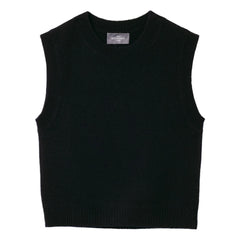 Bompard - Cashmere Sleeveless Round Neck Sweater | Black