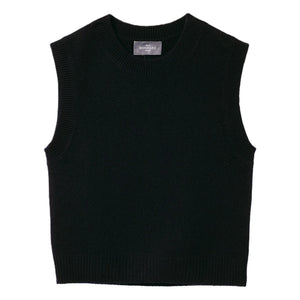 Bompard - Cashmere Sleeveless Round Neck Sweater | Black