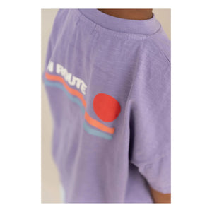 Jenest - Oversized T-shirt Ben En Route Organic Cotton | Purple