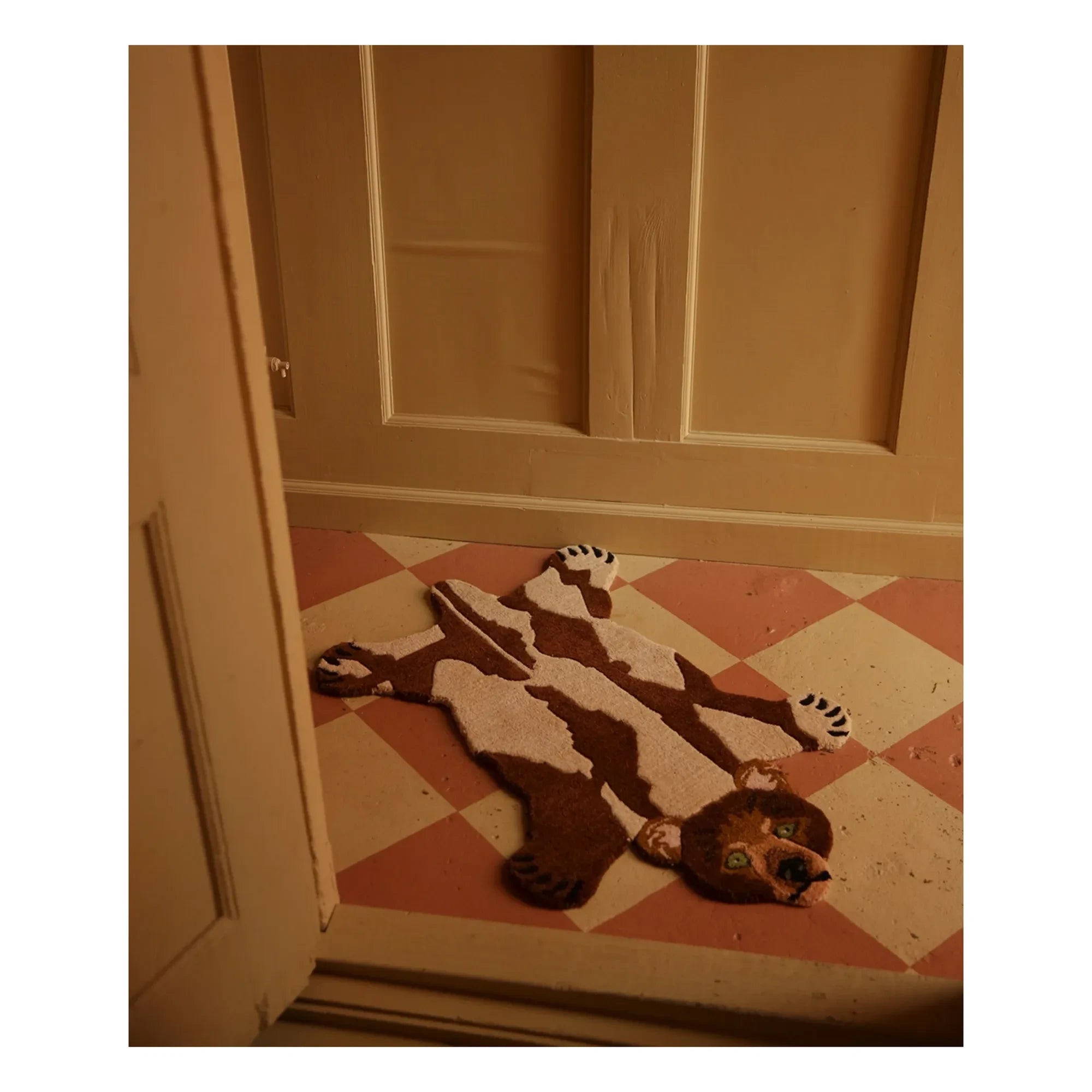 Doing Goods - Wool Bear Rug | Brown