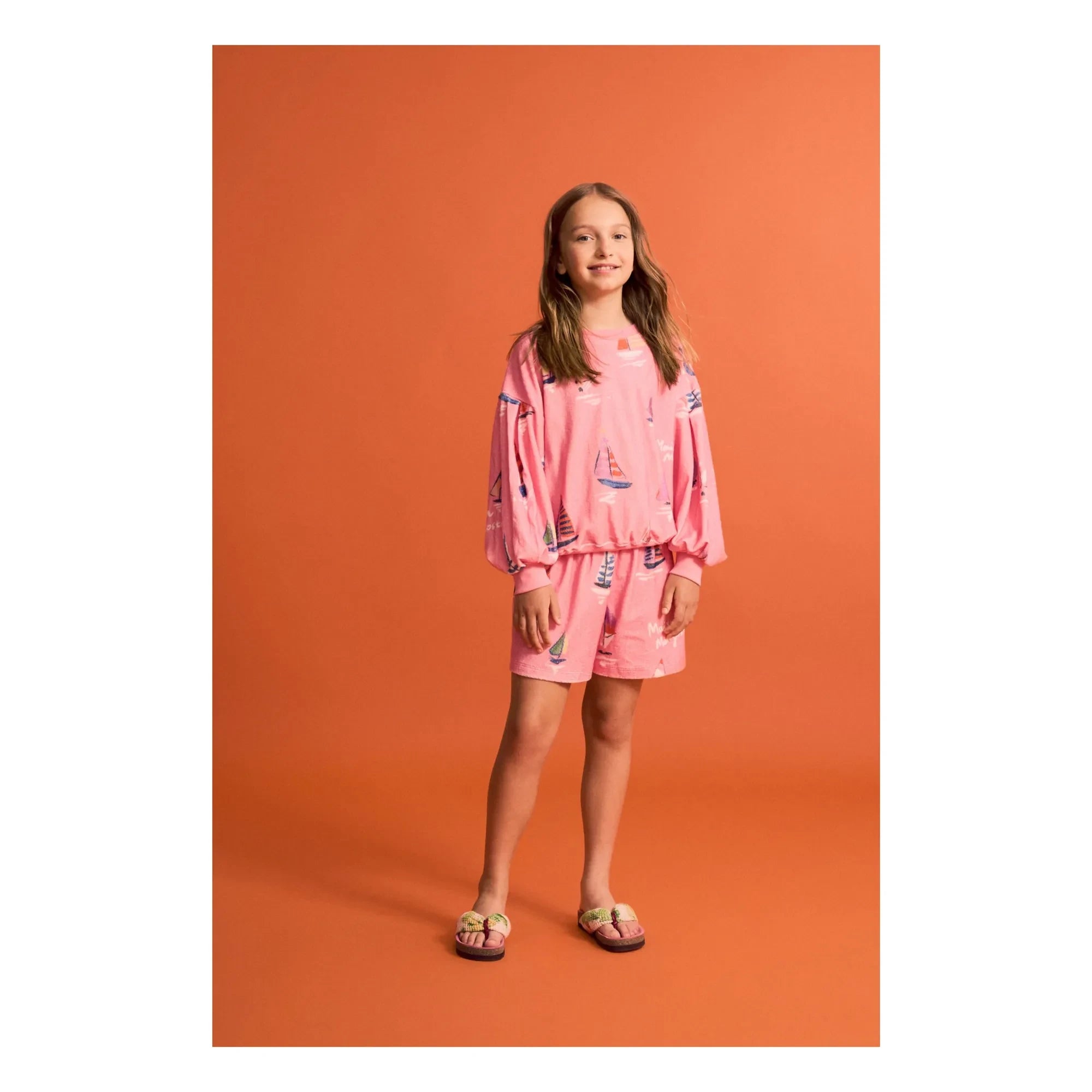 Maison Mangostan - Sailcloth Sweatshirt | Pink