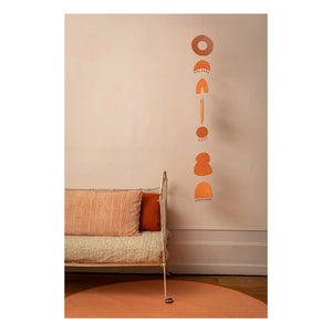 Muskhane - Chakra mobile inside quilted felt | Blush