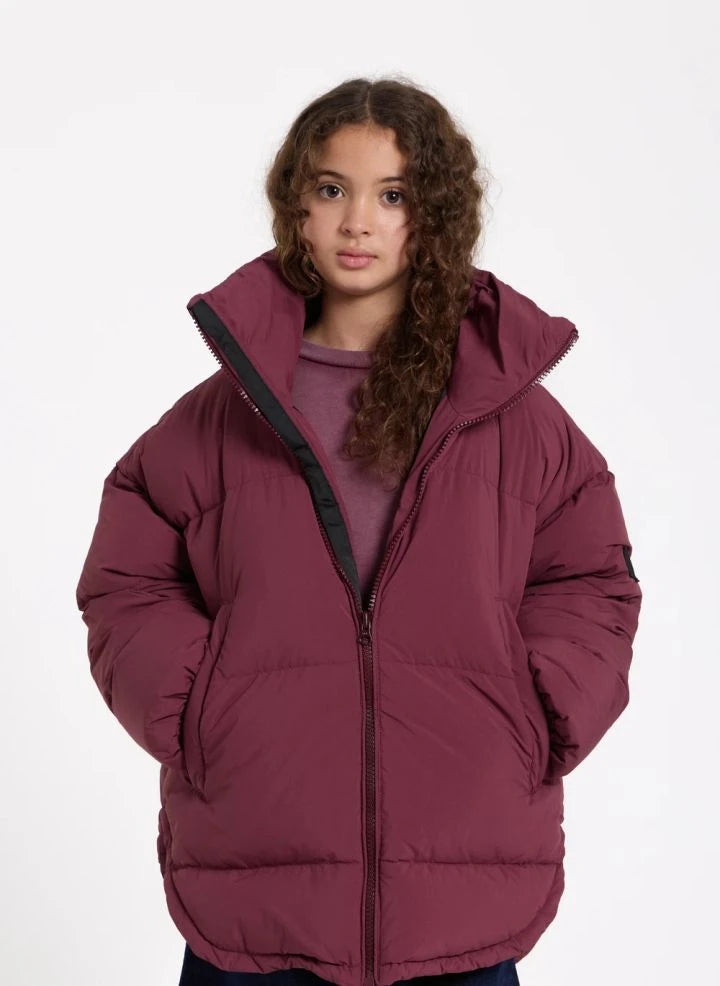 Finger in the nose - Snowbag Padded Coat | Aubergine