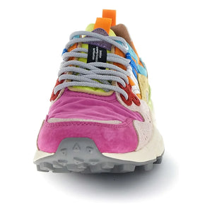Flower Mountain - Yamano 3 Suede and Nylon Sports Shoes | Framboise