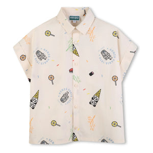 Kenzo - Happy Sweet Panda T-Shirt | Ecru
