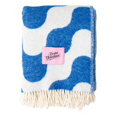 Tarta Gelatina - Medusa Wool Blanket | Blue