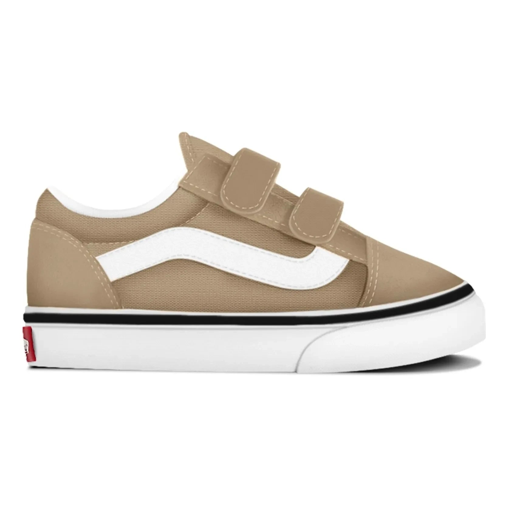Vans - Old Skool V Color Theory Hook-and-Loop Sneakers | Beige