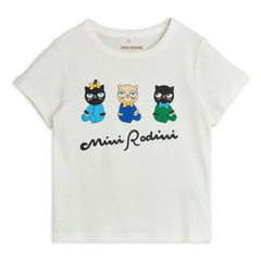 Mini Rodini - Animal T-Shirt Made of Organic Cotton | White