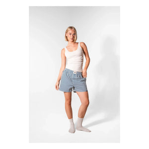 Pockies - Boyfriend Striped Boxer | Blue