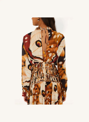 Farm Rio - Borbofly Macramé Dress | Terracotta