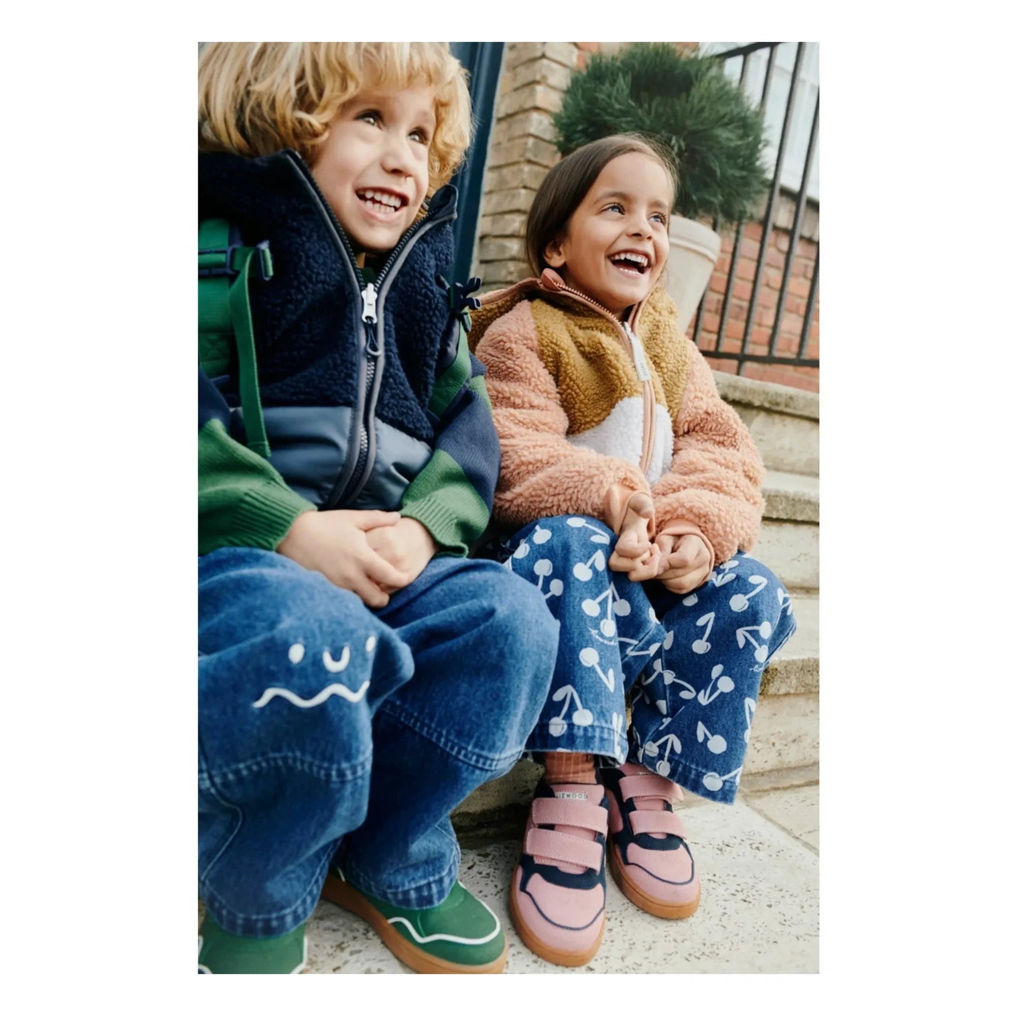 Liewood - Jean Cesar Cherries | Denim Blue