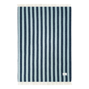 Maison Deux - Candy Wrap Wool Blanket | Navy Blue