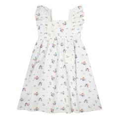 Tocoto Vintage - Floral Pattern Dress | White