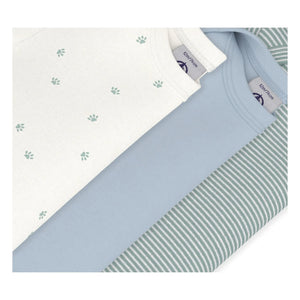 Petit Bateau - Mavi | 3'lü Gövde Bacaklar