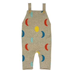 Bayiri - Moon Phases Organic Cotton Romper | Heather Beige