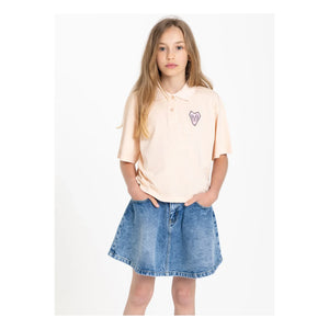 Finger in the nose - Bristol Organic Cotton Polo Shirt | Peach