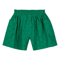 Bonton - Novis Mini Hearts Short Shorts | Emerald green