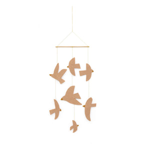 Muskhane - Birdy Felt Mobile | Beige