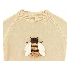 Donsje - Valenthe Abeille Organic Cotton Sweater | Light Yellow