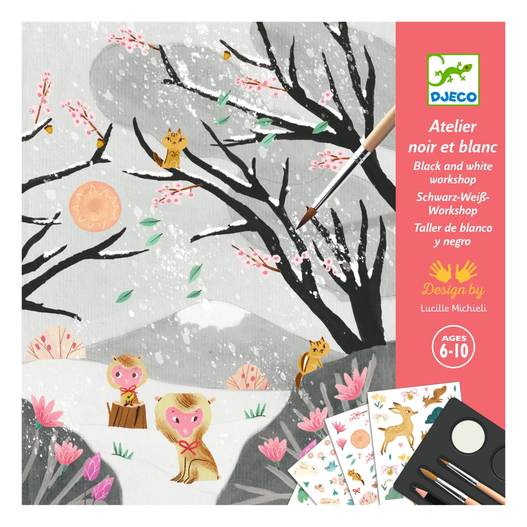 Djeco - Snow Scene Activity Set