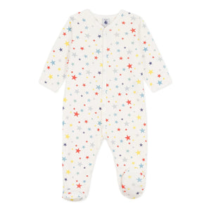 Petit Bateau - Dors Bien Stars Pajamas | White
