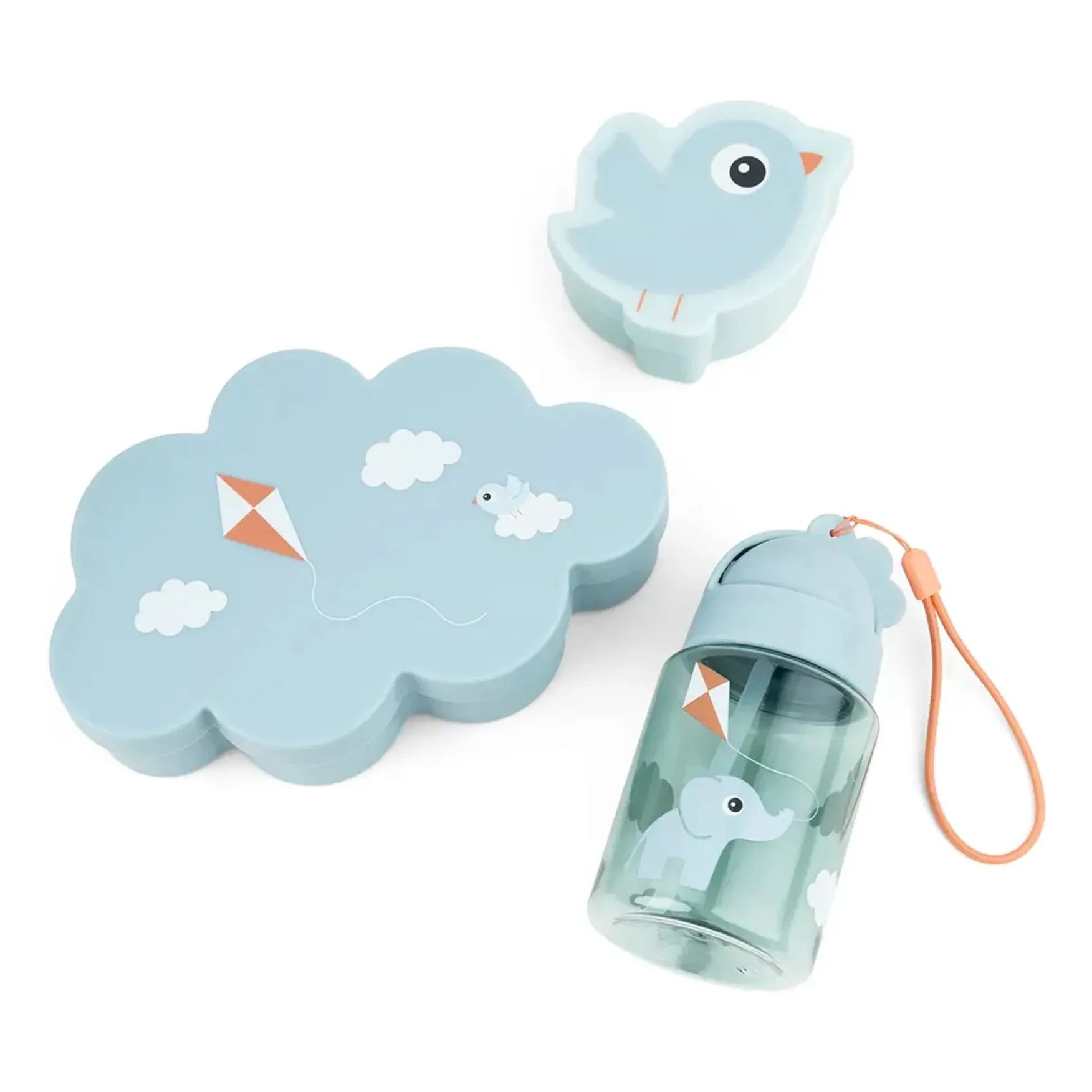 Done by Deer - Lunch Box and Water Bottle | Light Blue