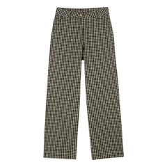 Emile et Ida - Pamuklu Vichy Pantolon | Siyah