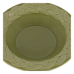 House of Capricorn - Wicker Soup Plate | Green