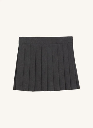 Smallable Kid - Bath Pleated Skirt | Heather grey