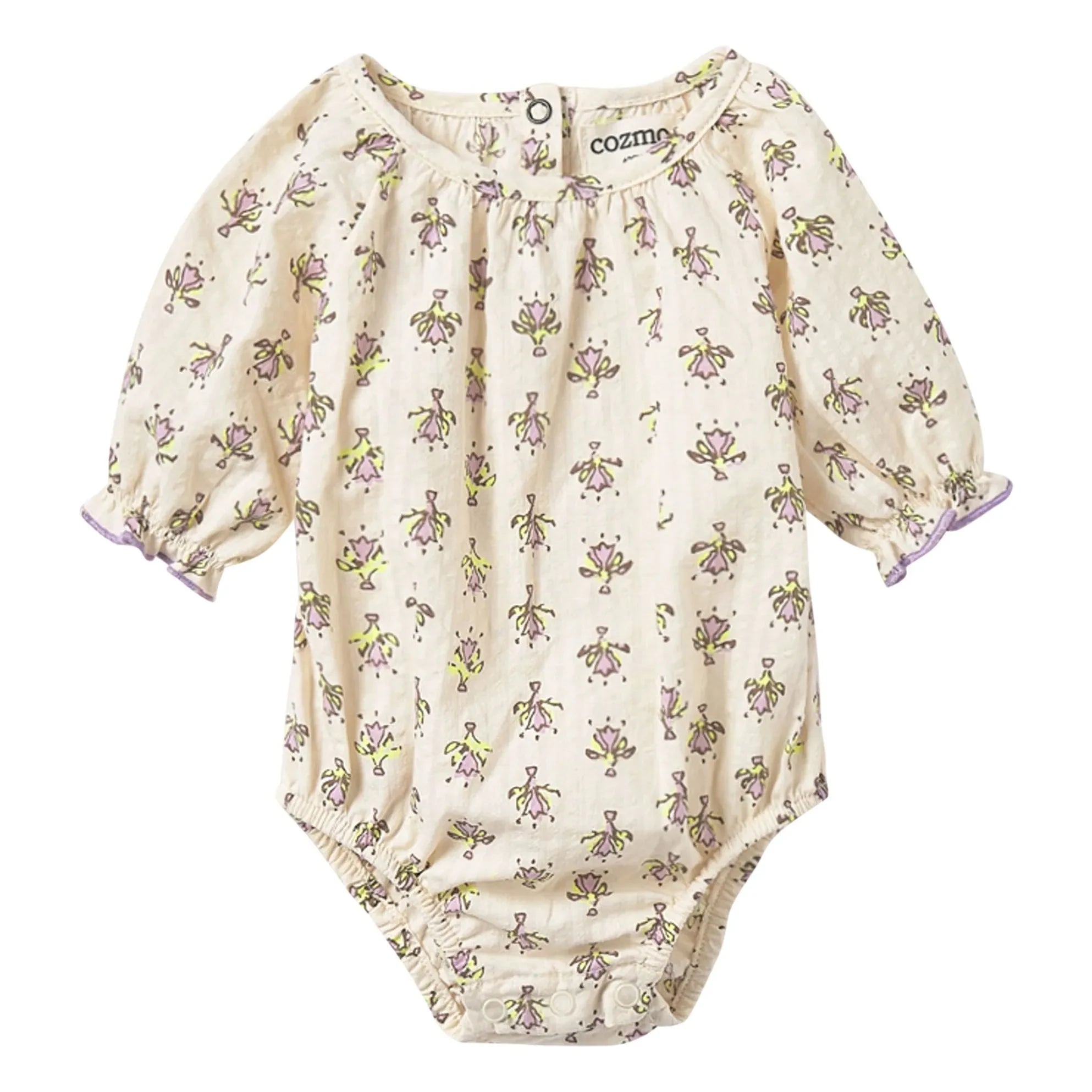 Cozmo - Jul Fleurie Organic Cotton Romper | Lavender