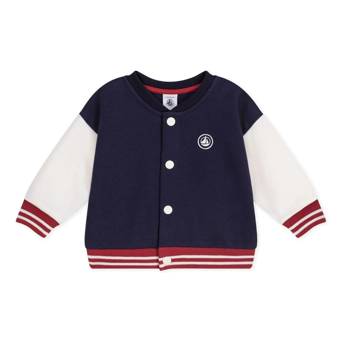 Petit Bateau - Organik Pamuk Teddy Ceket | Gece mavisi