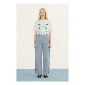 The Tiny Big Sister - Organic Cotton Floral T-Shirt | Off-white