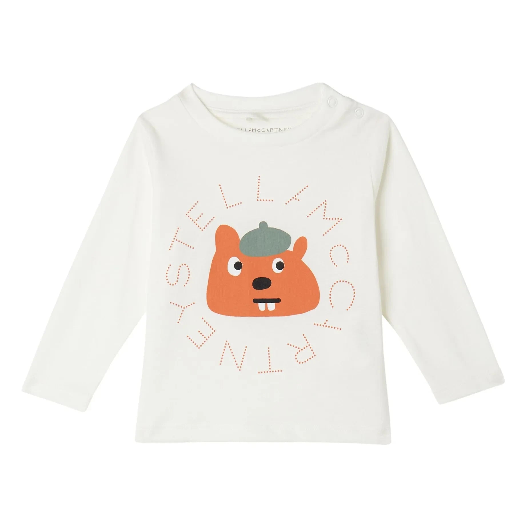 Stella McCartney Kids - Squirrel T-Shirt | Ivory