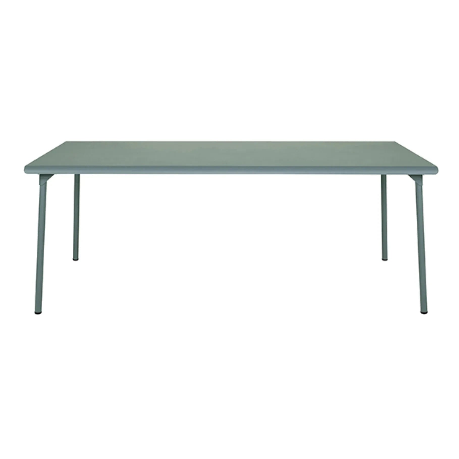 Tolix - Outdoor Stainless Steel Garden Table 200 x 100 cm | Vert Lichen